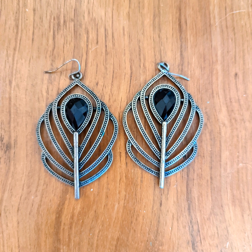 Feather earrings